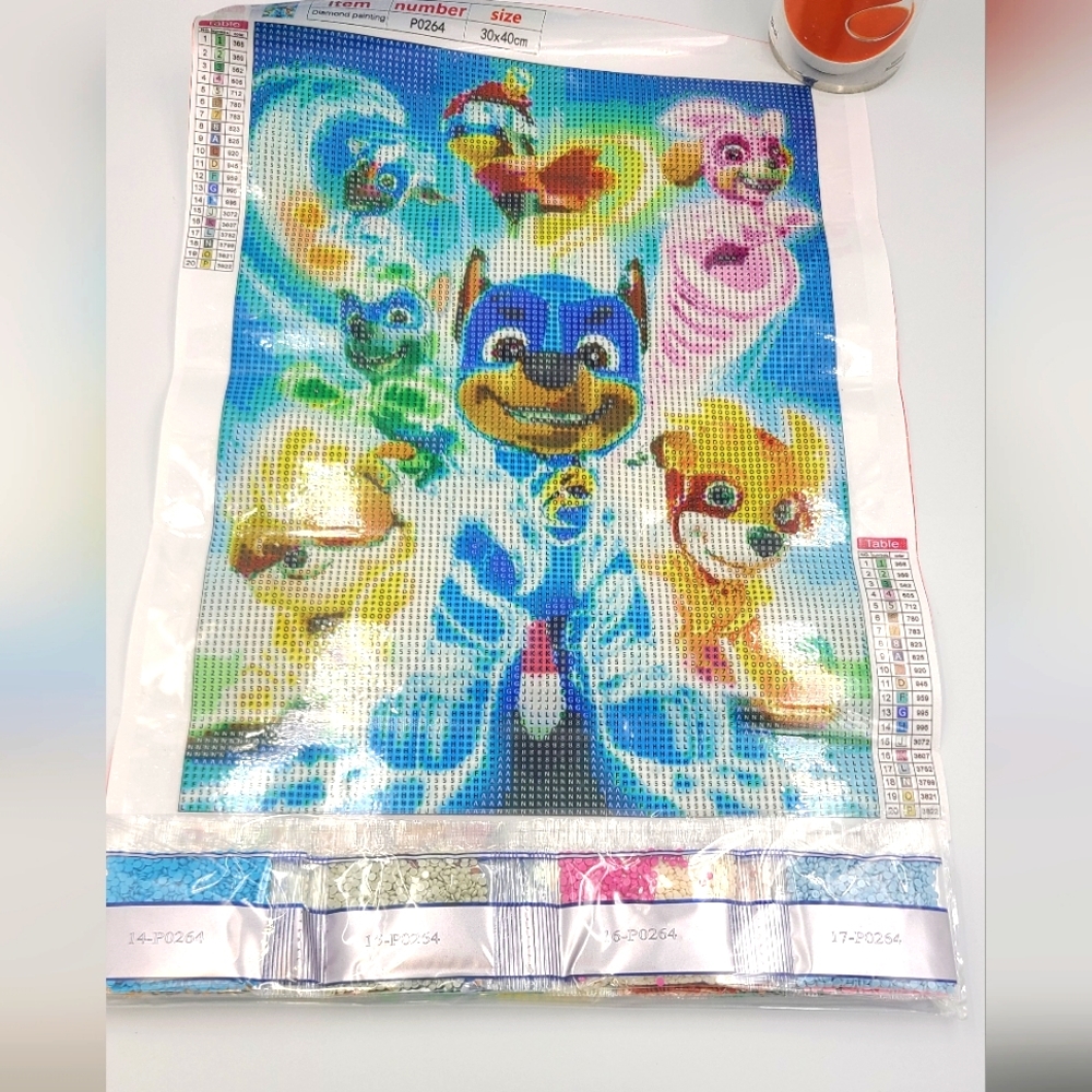 2/25 BN Paw Patrol Diamond Art Painting 30 x 40 cm
